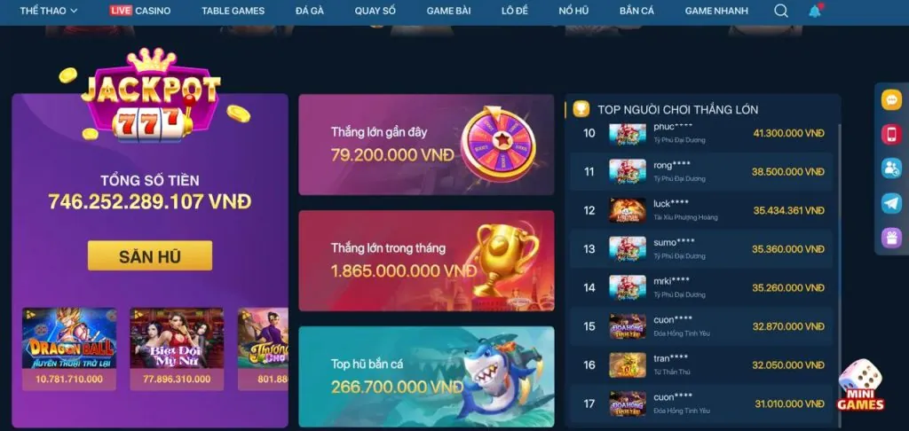 Thưởng nạp tiền hàng ngày Bắn Cá cn3789